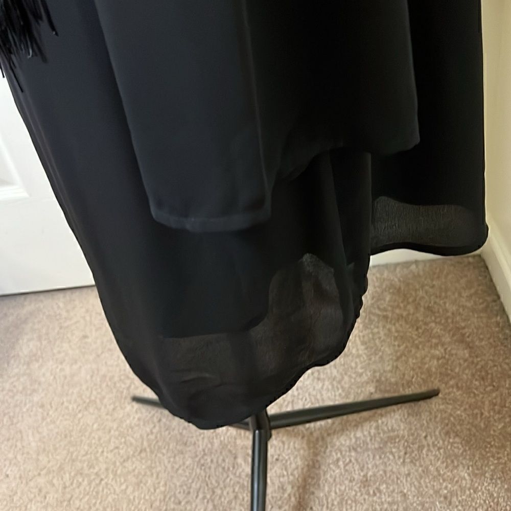 Express Open Back Fringe Shift Dress. Size M NWT - Picture 3 of 4